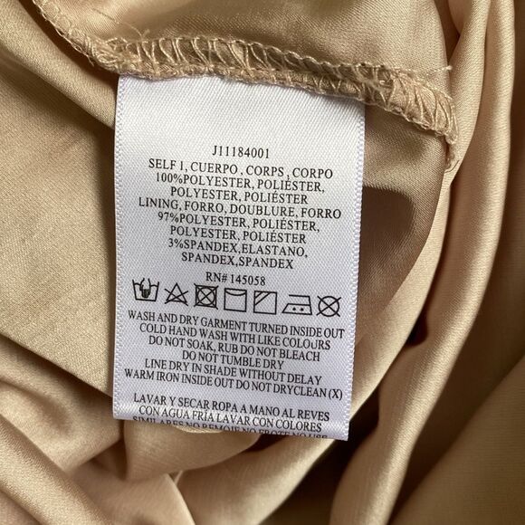 #162 THE JETSET DIARIES Nude Sequined Slip Dress - Picture 10 of 10